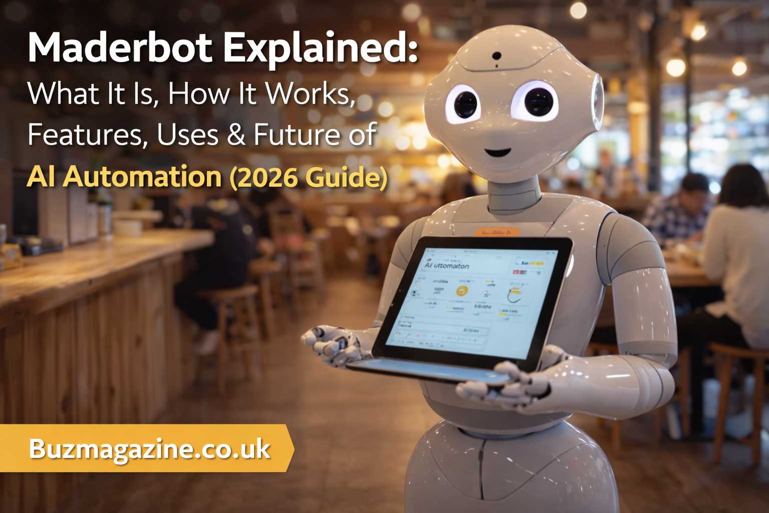 Maderbot Explained: What It Is, How It Works, Features, Uses & Future of AI Automation (2026 Guide)
